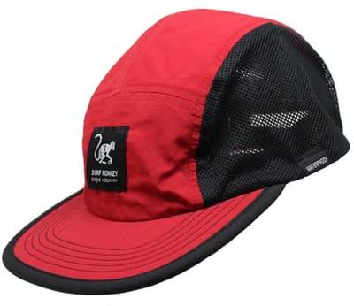 5-panel sportpet - Hardlooppet - Gerecycled - Waterdicht - Fluorvrije DWR-coating - Volwassenen (Rood)