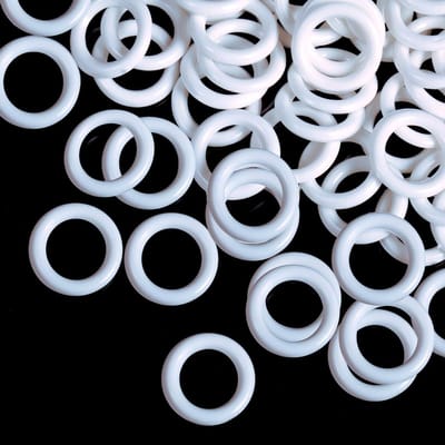 Set van 100 Plastic O-Ringen voor Romeinse Rolgordijnen - 16mm, Ideaal voor Raambekleding en Gordijnaccessoires