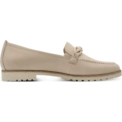 Tamaris Instappers taupe Leer - Maat 37