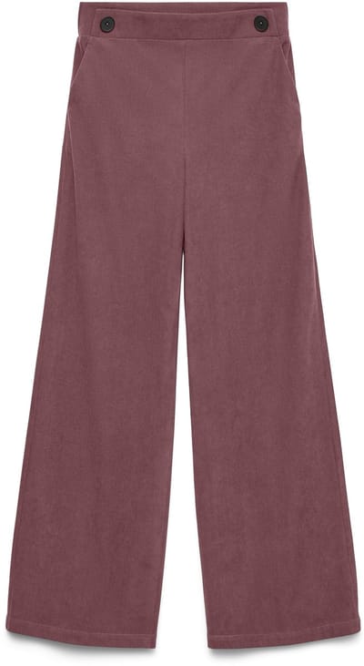 Vero Moda Broek met wijde pijpen VMVILJA High waist Corduroy Broek