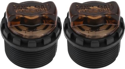 Dailygoods- Dempingsstangknop 2-delig - Verstelbaar - Kunststof - 30 mm - Draad 27,5 mm - Compatibel met XCR/XCM fiets - Fietsvork