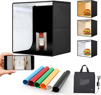 TIM® Fotobox - Fotoboek - Fotoboek Plakalbum - Veelkleurig - 31cm x 31cm x 31cm