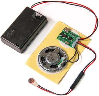 MP3 Geluidschipmodule met Lichtsensor - Maak Je Eigen Gepersonaliseerde Geluid