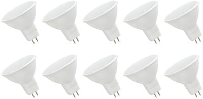 Spectrum LED Lamp GU5.3 4W - 12V - 415 Lumen - 4000K Neutraal Wit - Natuurlijk licht - Energiezuinig - 10 stuks
