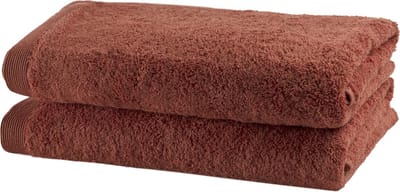 Casilin - Como - Badhanddoek - 70x140cm - Terracotta - Oranje