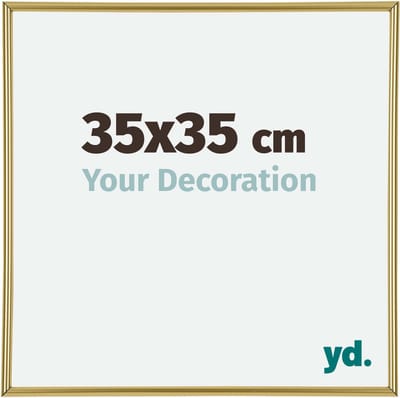 Your Decoration - Fotolijst 35x35 cm - Kunststof - Goud - Annecy