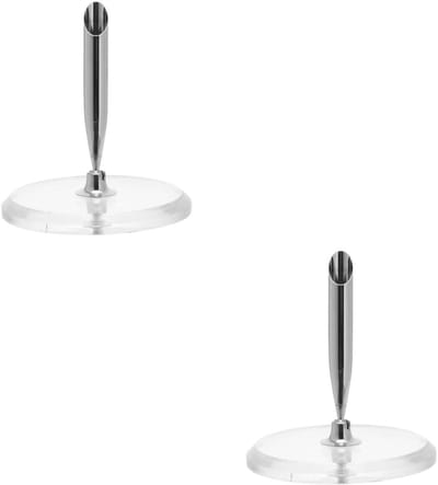 Ronde Pennenhouders - Pen Basis - Gastenboek Signeren - Delicaat Ontwerp - 8 x 1.6 cm - Afgebeeld