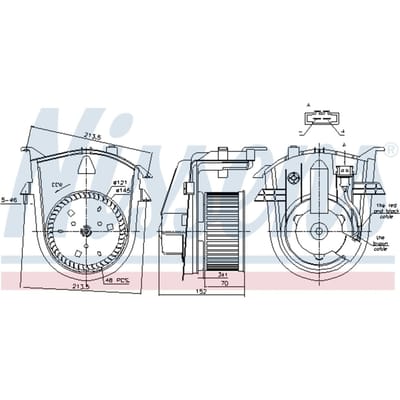Binnenventilator NISSENS 87176