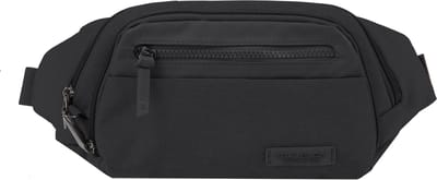 Travelon Metro Anti-diefstal Waistpack – Heuptas met RFID, snijbestendige band en lock-down vergrendeling – Zwart