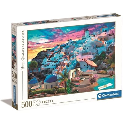 Clementoni - Puzzel - 500 Stukjes - Greece View - Puzzel Voor Volwassenen