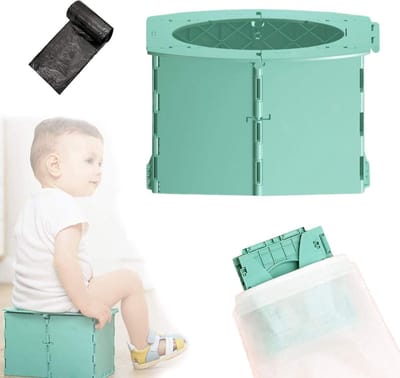 Babytoilet - draagbaar kinderpotje voor onderweg - reizen toilet voor kinderen 12-36 maanden