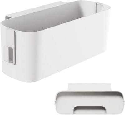 Famanu – Bedorganizer om op te hangen - hangbed - organizer - opbergmand - nachtkastje - bedplank - dozen met 2 afneembare haken voor kantoor - school - thuis - slaapzaal - stapelbed (1)