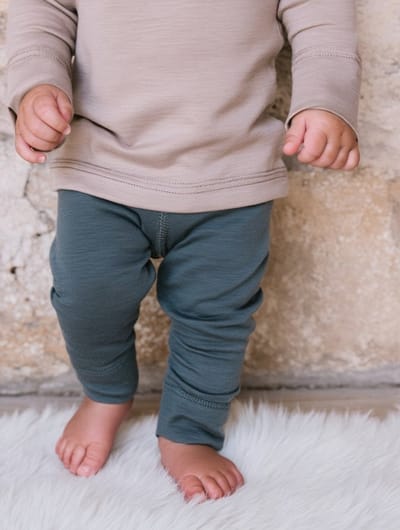 Wollen Baby- kinderbroek - Merinowol - Orion Blue 116