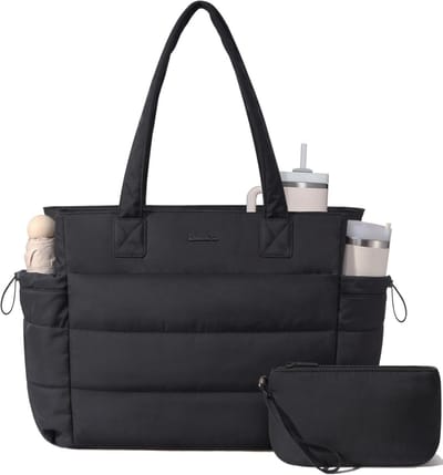 Grote Shopper Tas voor Vrouwen, Lichtgewicht Laptop Tas, Stijlvolle Schoudertas voor Kantoor, Universiteit en School, Ideaal voor Dagelijks Gebruik en Zakelijke Activiteiten