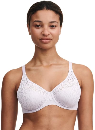 Chantelle Beugel Bh - voorgevormd - Norah - Volledig kant - stevige bh grote maten - T-shirt bh - 80D - Lila