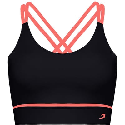 BoxRaw Valerie Vrouwen Zwarte Sportbeha