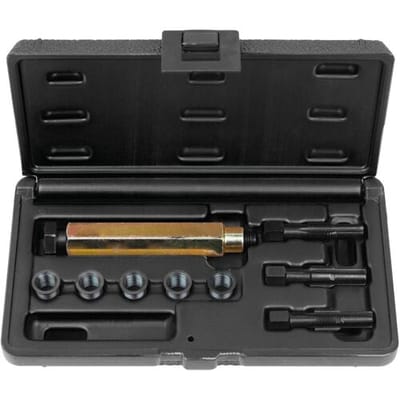 KS Tools 150.5050 THREADfix reparatieset M10x1,25 f.gloeibougies, 9-delig