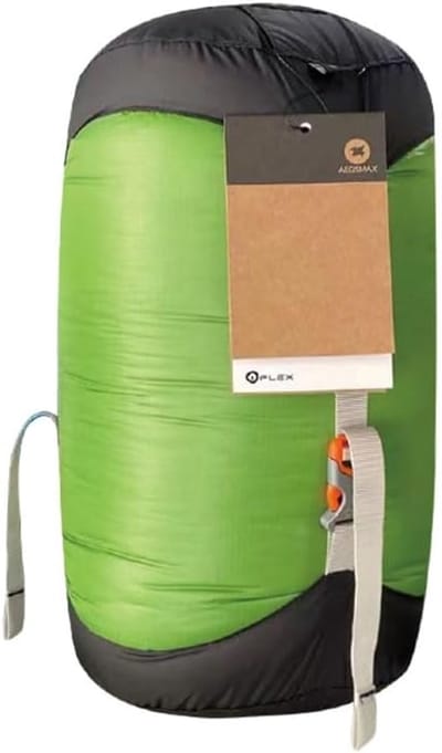 Slaapzak Compressiezak - Opbergtas Rugzak - Kamperen Reizen - Lichtgewicht Nylon - 6.7L 20L - Groen