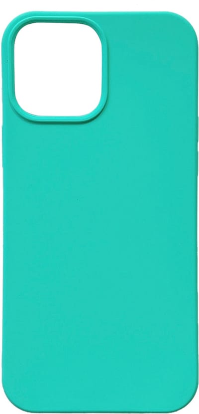 Casemania Hoesje Geschikt voor Apple iPhone 13 Pro Max - Turquoise - Extra Stevig Siliconen Back Cover