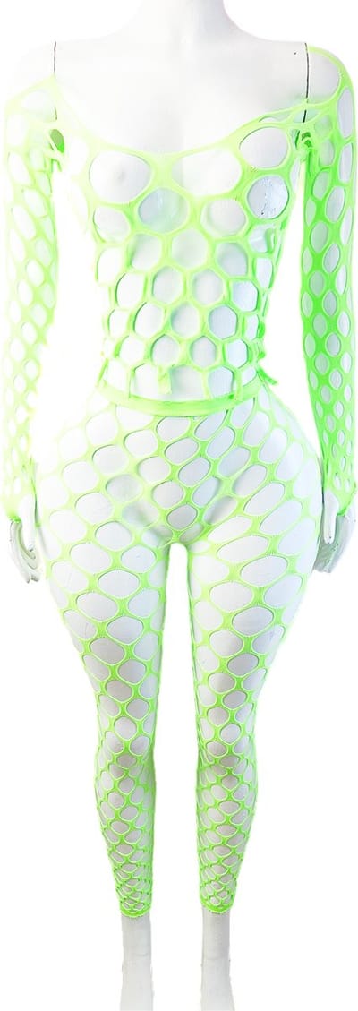 BamBella ® - Panty pak -Onesize - body suite set - Dames - Onesize - Erotische jumpsuit van kant erotische lingerie zwart