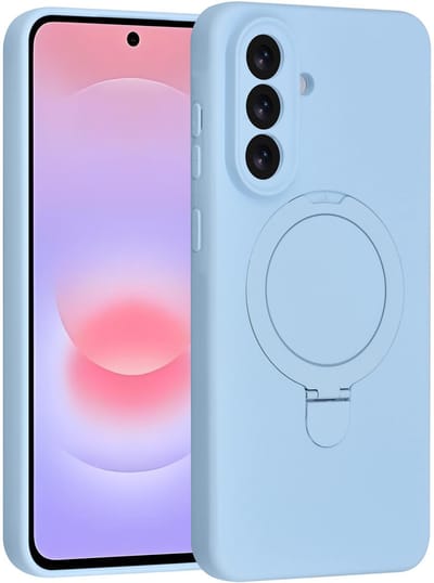 TUNIQ telefoonhoesje voor Samsung Galaxy A37 - met ringhouder - Baby Blauw