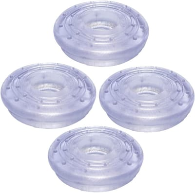 Optrekstang Kussens - Deurkozijn Beschermers - Thuis Fitness - Antislip Ontwerp - 4.9 x 4.9 x 1 cm - Transparant