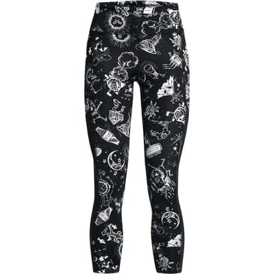 Under Armour Dames We Run Graphic Print Leggings (Zwart)