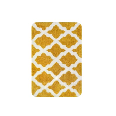 Dutch House Badmat Toulon - Badmat 60X90cm - Oker - Antislip - Badmatten - Anti Slip Douchemat - Badkamer Mat - Snel Absorberend - Snel Drogende Badmat