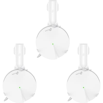 Support mural pour TP Link Deco M9 Plus, système WiFi en maille pour toute la maison, support de gestion des câbles, étagère de routeur Wifi TP-Link Deco M9 Plus UK Plug Version (3 Pack)