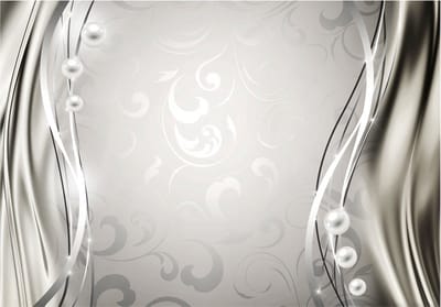 Fotobehangkoning - Behang - Vliesbehang - Fotobehang Parels - Subtlety of pearls - 400 x 280 cm
