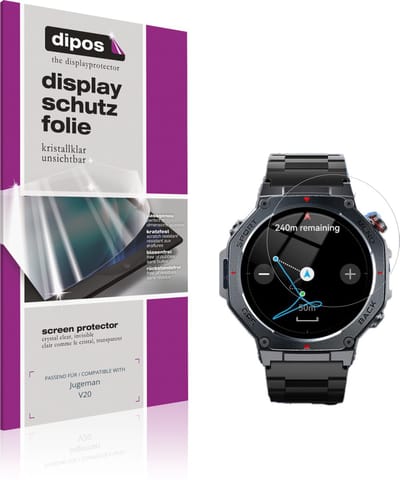 dipos – 6x Beschermfolie geschikt voor Jugeman V20 | Krasbestendige & heldere Screenprotector Ultra-Thin