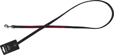 51 DEGREES NORTH Milano Hondenriem / Hondenlijn - Corduroy-Leder - Blauw-Bordeauxrood - S - Breedte: 12 mm - Lengte: 120 cm