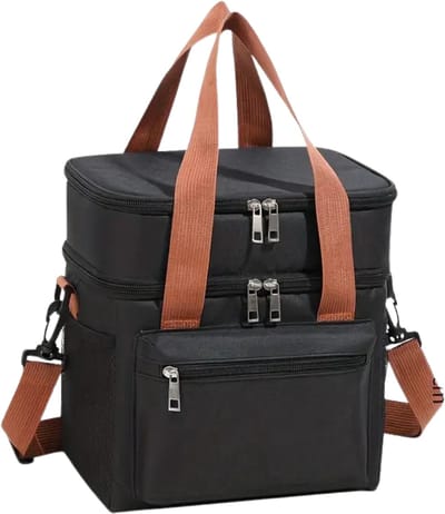 Bovista Koeltas - Koelbox - Koelelementen - Coolbox - Auto - Lunchtas - Strand - Zwart