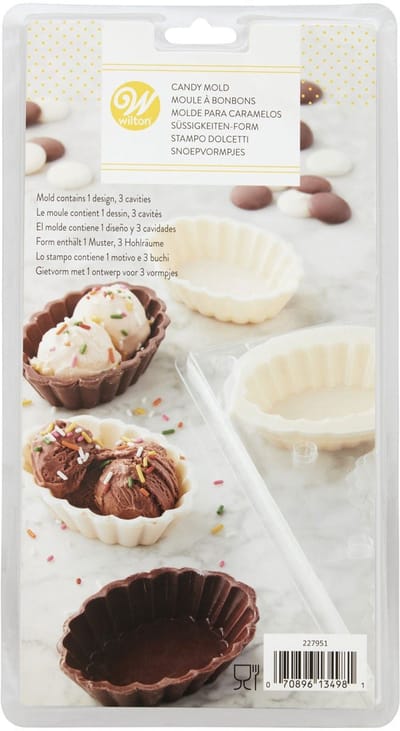 Wilton Candy Mold - Dessertbakjes - Chocolade Mal - Bakvorm Chocolade