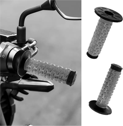 Universele Motorfiets Handvatten - Antislip Rubber Grepen voor Crossmotor en Stuur
