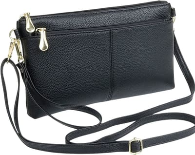 Crossbody Tas Dames en Heren – Kleine Schoudertas met Rits, Schoudertas / Crossbody Bag, Compacte Anti-Diefstal Schoudertas voor Dagelijks Gebruik