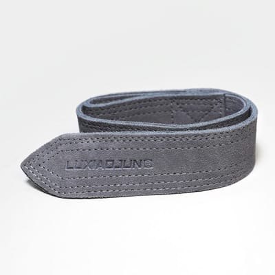 LUXIAOJUN Leather Strap - Grijs - Leer - Weightlifting - Fitness - Crossfit - Powerlifting