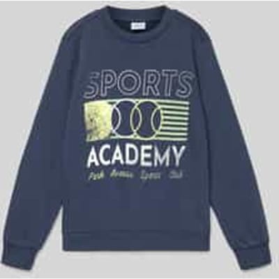 Regular fit sweatshirt van katoenmix
