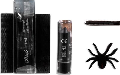 Boland - Set schmink Zwarte weduwe - - Schminkset - Carnaval, Halloween, Themafeest - Halloween schmink - Horror