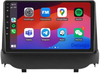 CarPlay autoradio geschikt voor Ford EcoSport | 2014 t/m 2017 | Android 13 | 9 inch | Draadloos Apple CarPlay & Android Auto | 2GB + 32GB | QuadCore processor | Denago DNG-A290 | 2025 model | 2014 2015 2016 2017 | Bluetooth & Wifi