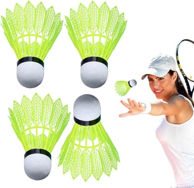 Lichtgevende Shuttle - Badmintonbal Set - Buiten Sporten - Windbestendig Ontwerp - 6x8cm - Meerdere Kleuren