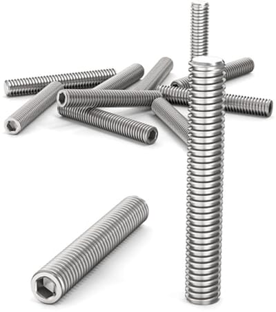 Stelschroeven M6 x 40 mm DIN 913 - Hoogwaardig Roestvrij Staal - 10 Stuks