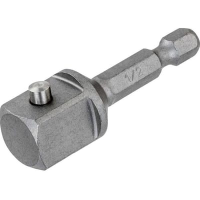 DeWALT DT7512 IMPACT slagschroefadapter 1/4 zeskant naar 1/2 vierkant