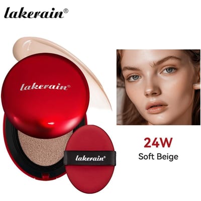 Couvrance Longue Durée Cushion d'Air Fond de Teint Liquide Sans Pores Imperméable Contrôle de l'Huile Doux Maquillage Visage Base Cosmétiques