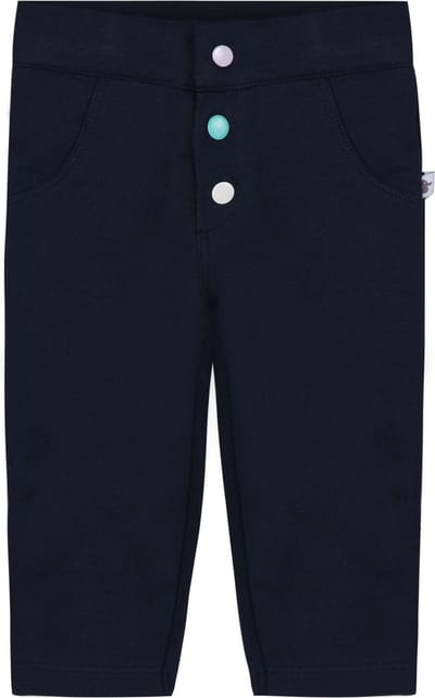 Ducky Beau Pants Navy - Babybroekje - Blauw - Meisjes - Maat: 50