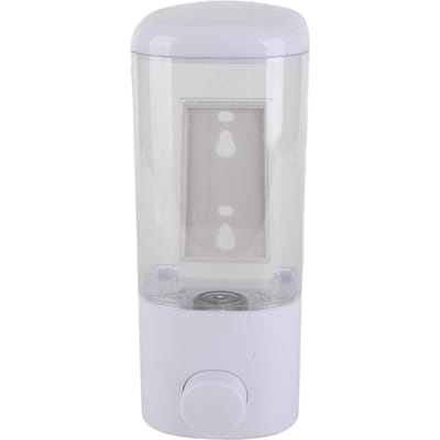 500ml Badkamer Hotel Wandmontage Plastic Zeep Vloeibaar Shampoo Lotion Handmatige Dispenser white
