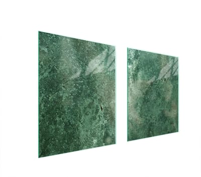 TMK ArtDeko Serie - Glazen Beschermplaat voor Fornuis - 85x52 cm - Turkijs
