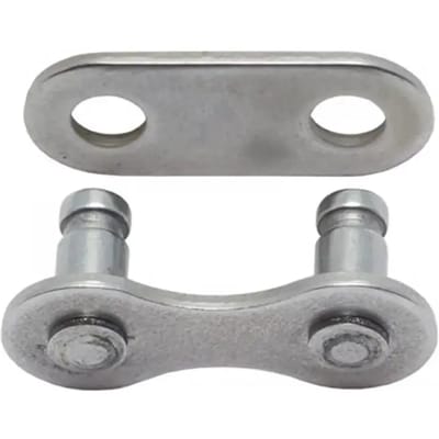 KMC Verbindingsschakel single speed - anti-roest - zilver - 2 stuks