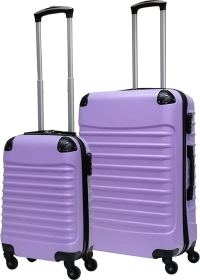 Quadrant - 2 delige ABS Kofferset - Lichtpaars