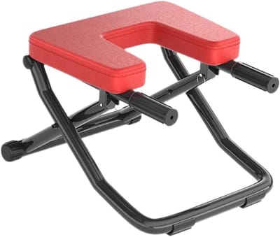 Yoga Inversiebank - Balansstoel - Fitness Oefeningen - Ergonomisch Ontwerp - 58 x 46 x 37 cm - Zwart
